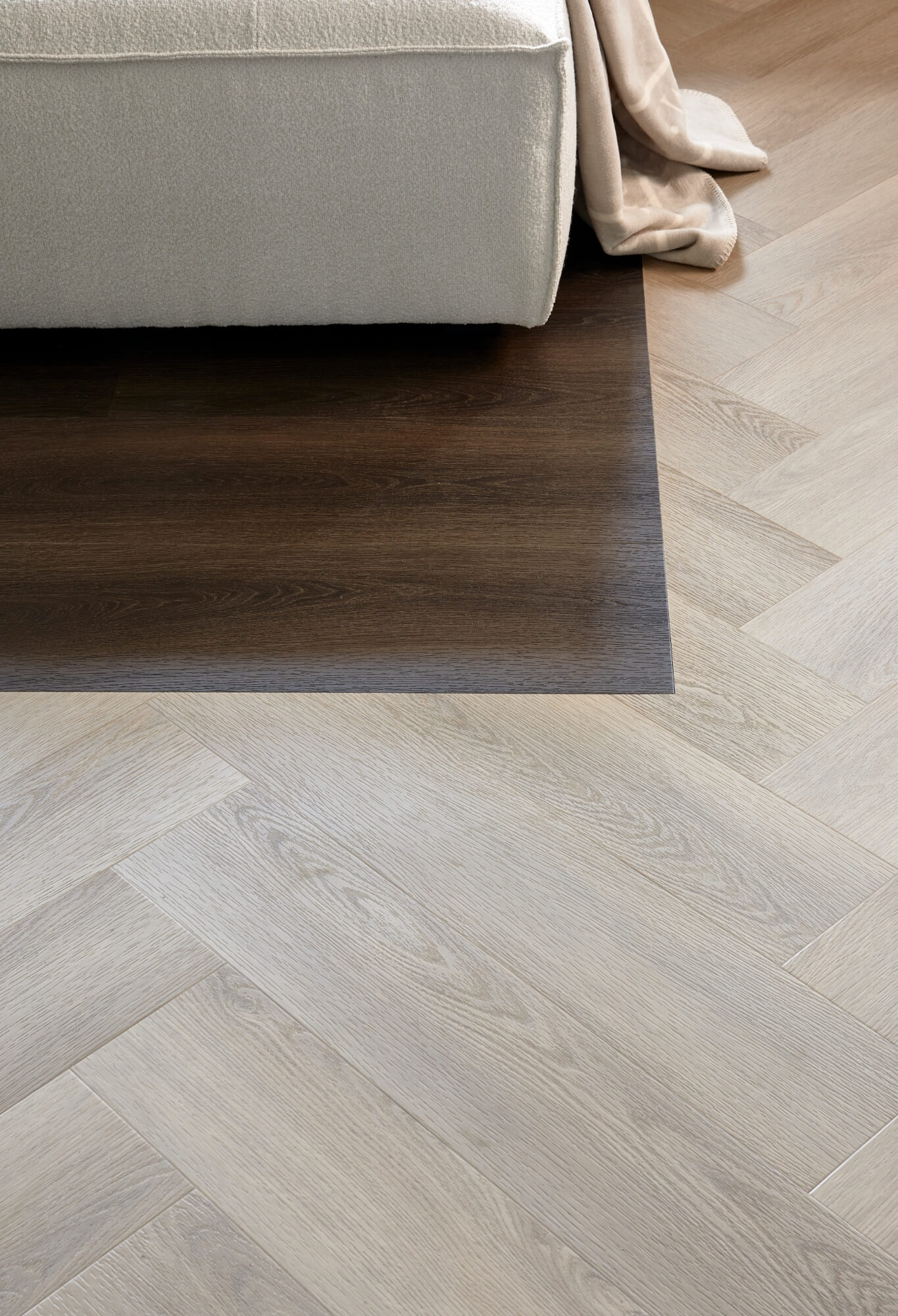 Interieur mit einem Long Island PVC-Boden von Rivièra Maison Flooring