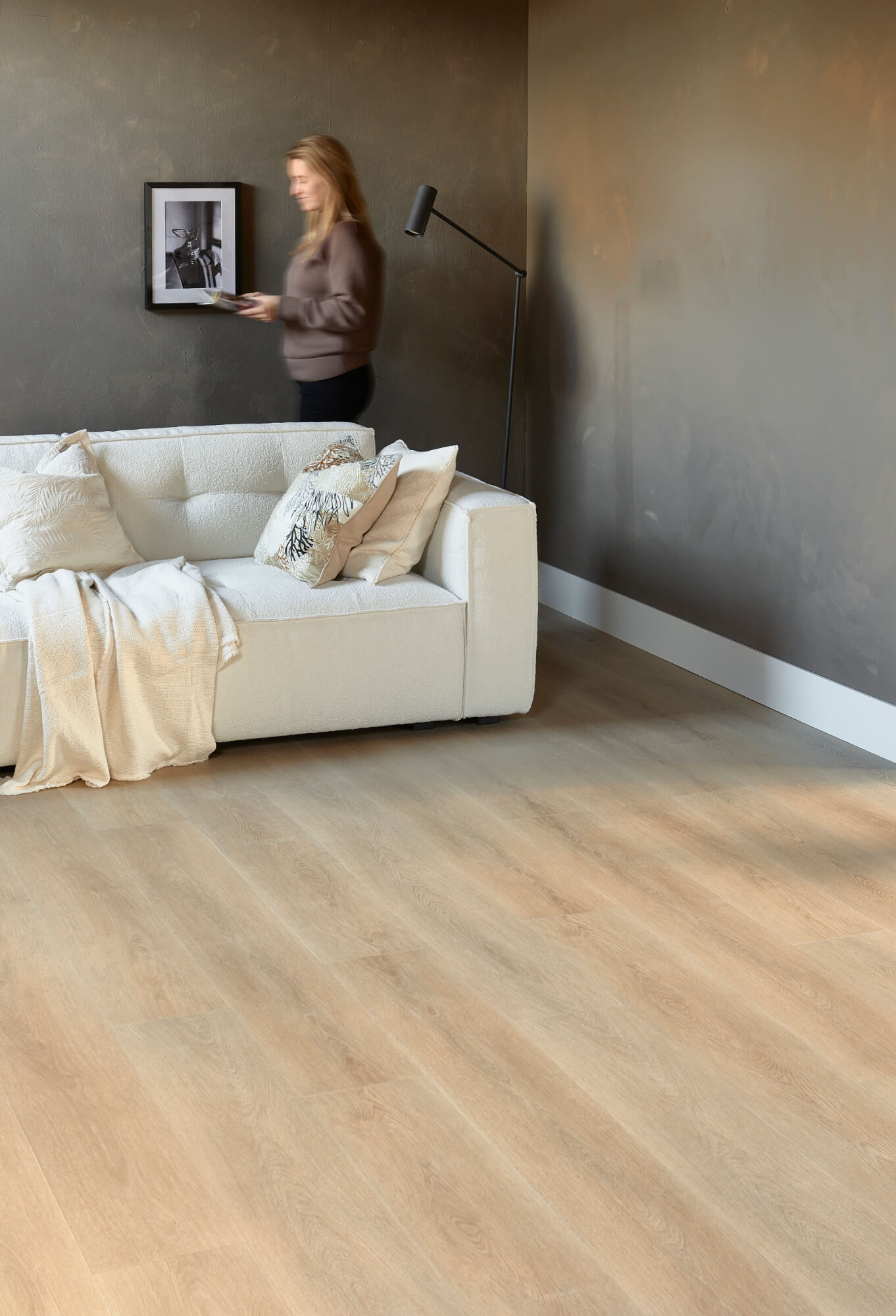 Interieur mit einem Long Island PVC-Boden von Rivièra Maison Flooring