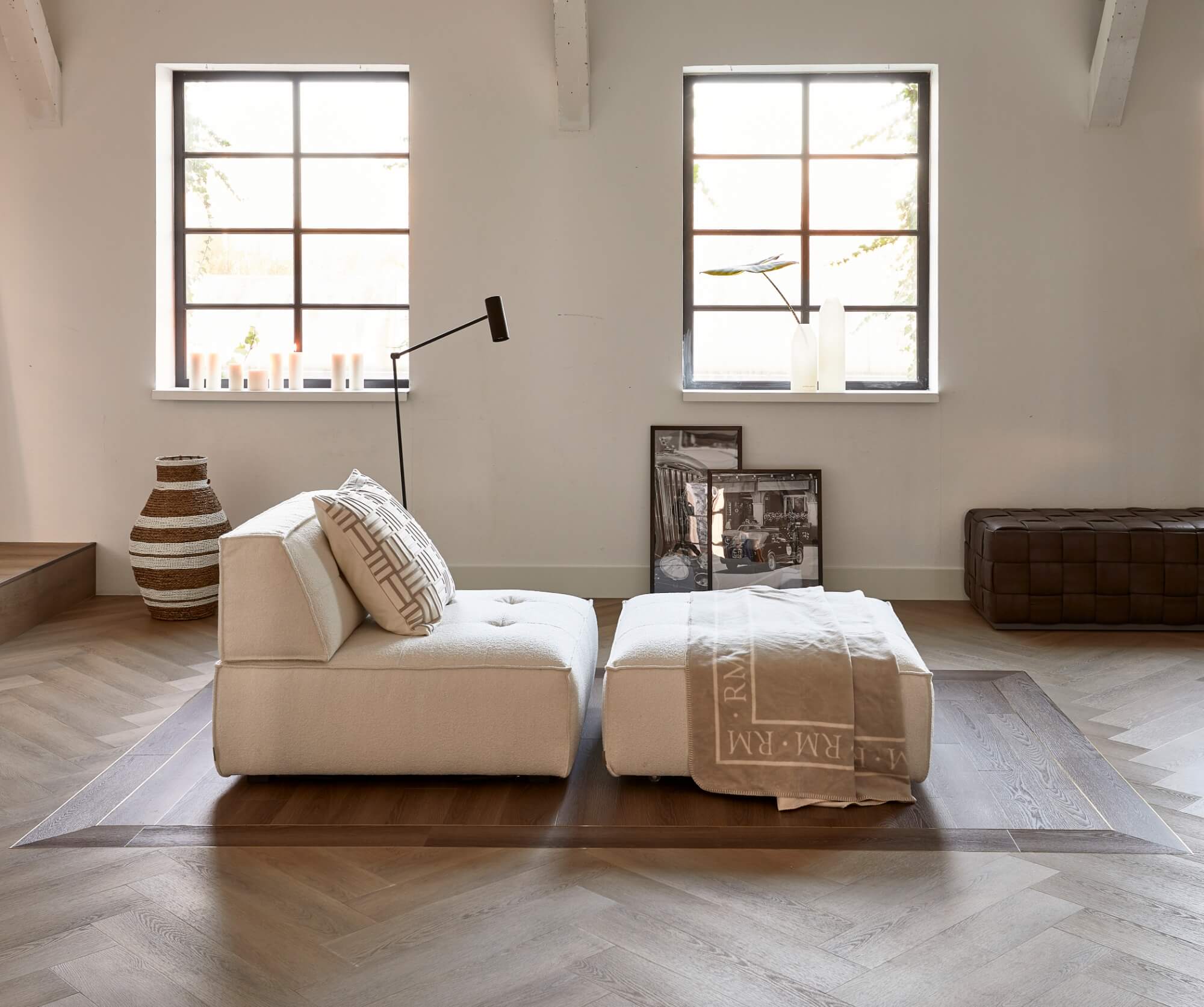 Interieur mit einem Long Island PVC-Boden von Rivièra Maison Flooring