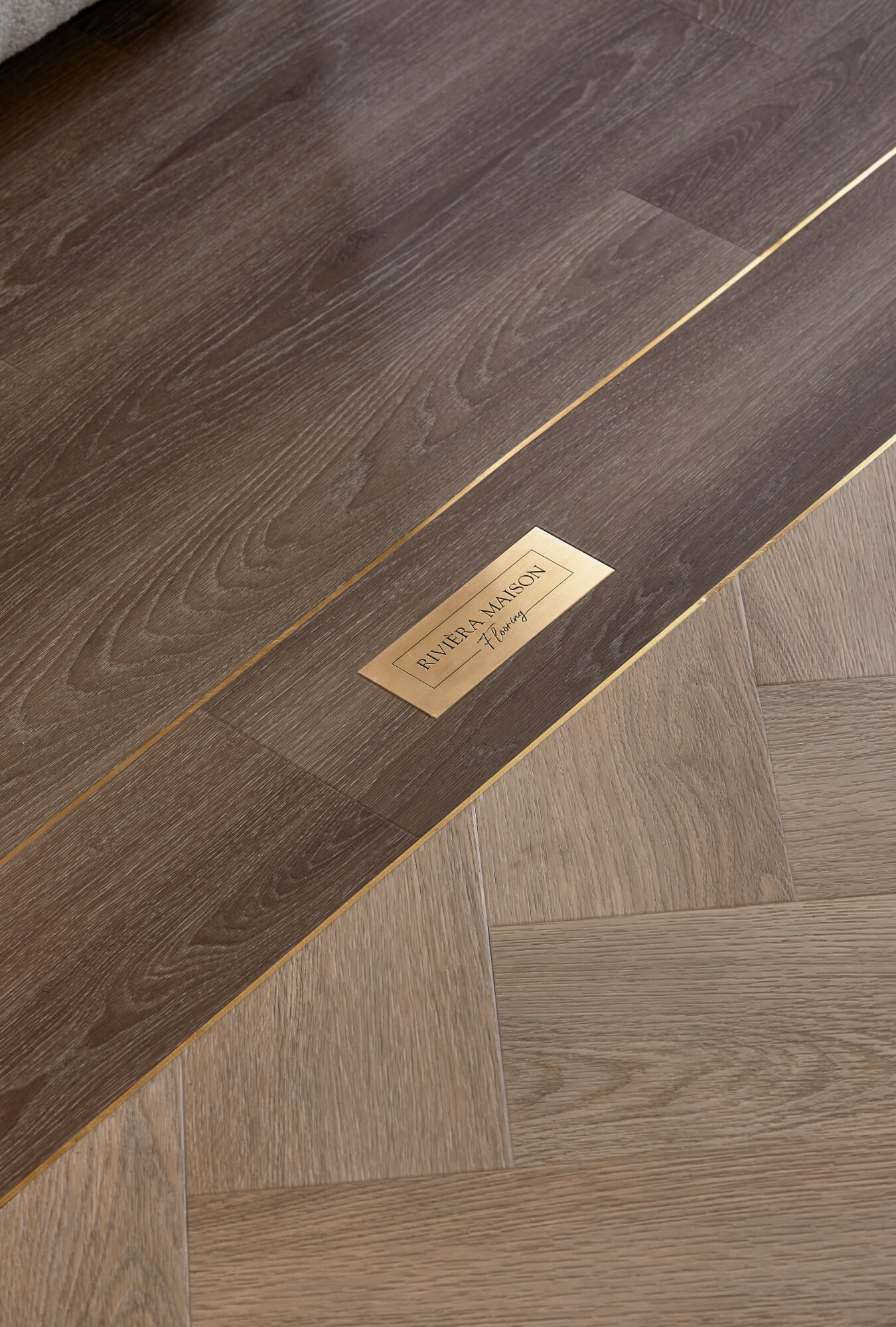 Interieur mit einem Long Island PVC-Boden von Rivièra Maison Flooring
